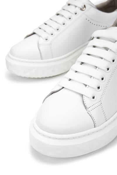 Tamer Tanca Kadın Hakiki Deri Beyaz Sneakers & Spor Ayakkabı