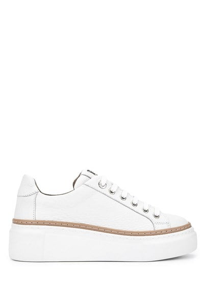 Tamer Tanca Kadın Hakiki Deri Beyaz Sneakers & Spor Ayakkabı