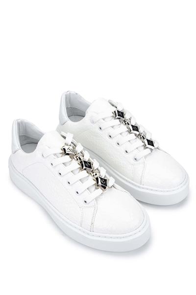 Tamer Tanca Kadın Hakiki Deri Beyaz Sneakers & Spor Ayakkabı