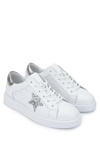 Tamer Tanca Kadın Hakiki Deri Beyaz Sneakers & Spor Ayakkabı