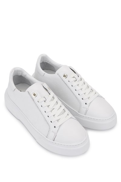 Tamer Tanca Kadın Hakiki Deri Beyaz Sneakers & Spor Ayakkabı