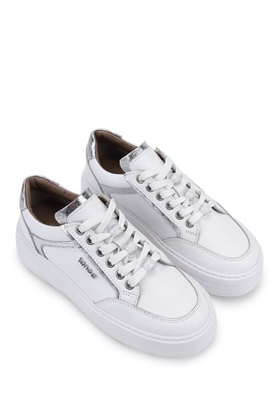 Tamer Tanca Kadın Hakiki Deri Beyaz Sneakers & Spor Ayakkabı