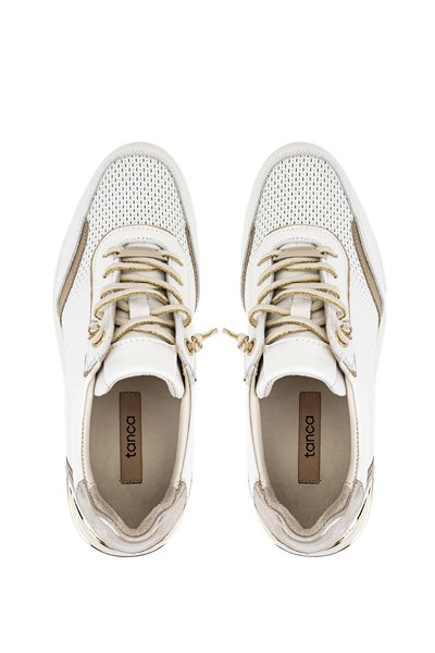Tamer Tanca Kadın Hakiki Deri Beyaz Sneakers & Spor Ayakkabı
