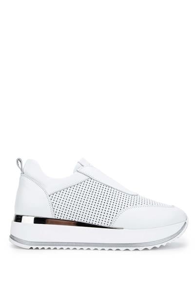 Tamer Tanca Kadın Hakiki Deri Beyaz Sneakers & Spor Ayakkabı