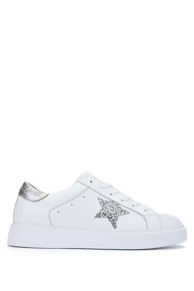 Tamer Tanca Kadın Hakiki Deri Beyaz Sneakers & Spor Ayakkabı