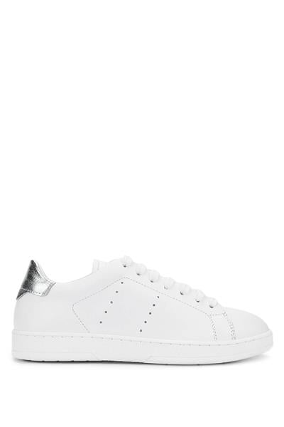 Tamer Tanca Kadın Hakiki Deri Beyaz/Gümüş Sneakers & Spor Ayakkabı