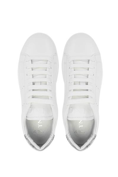 Tamer Tanca Kadın Hakiki Deri Beyaz/Gümüş Sneakers & Spor Ayakkabı