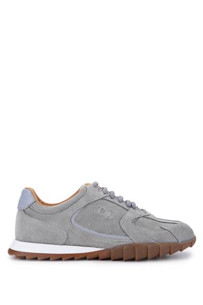 Tamer Tanca Kadın Hakiki Deri Gri Sneakers & Spor Ayakkabı