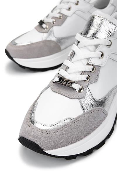 Tamer Tanca Kadın Hakiki Deri Gri Süet Sneakers & Spor Ayakkabı