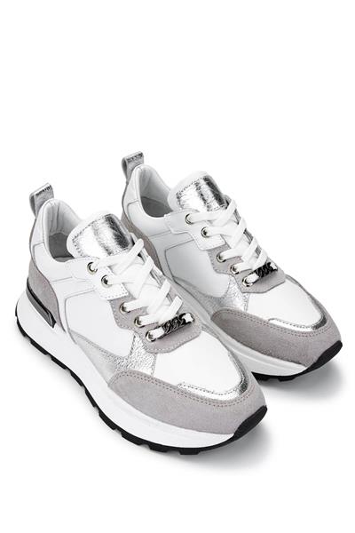 Tamer Tanca Kadın Hakiki Deri Gri Süet Sneakers & Spor Ayakkabı