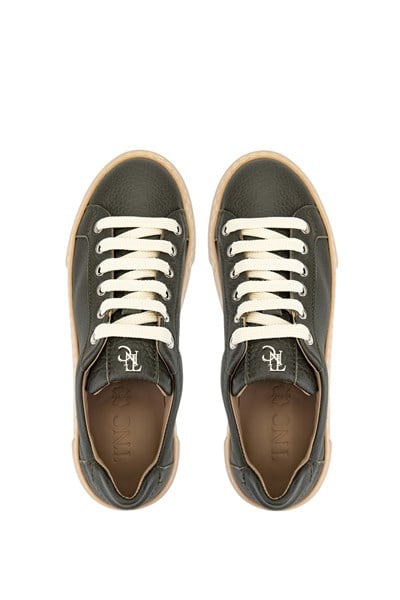 Tamer Tanca Kadın Hakiki Deri Haki Sneakers & Spor Ayakkabı