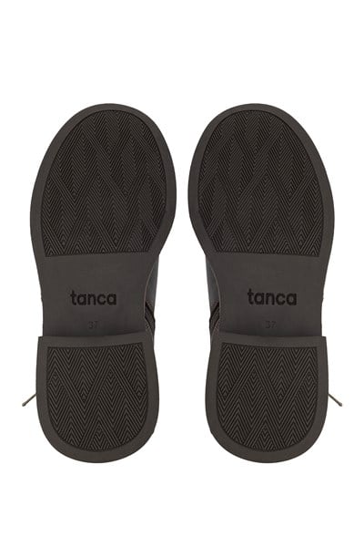 Tamer Tanca Kadın Hakiki Deri Kahverengi Nubuk Topuklu Bot