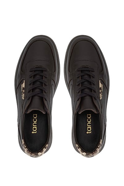 Tamer Tanca Kadın Hakiki Deri Kahverengi Sneakers & Spor Ayakkabı