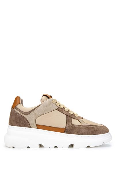 Tamer Tanca Kadın Hakiki Deri Kahverengi Sneakers & Spor Ayakkabı