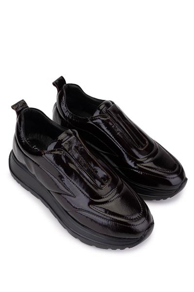 Tamer Tanca Kadın Hakiki Deri Kahverengi Sneakers & Spor Ayakkabı