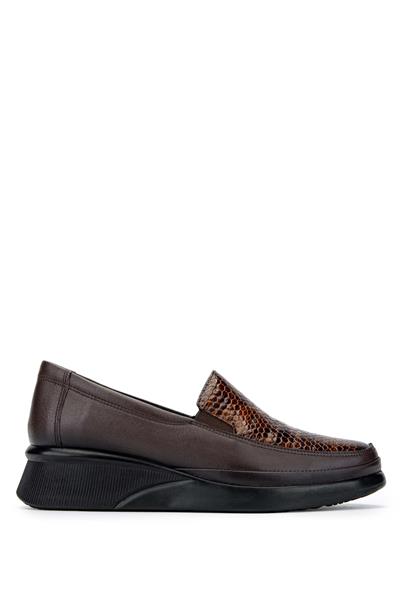 Tamer Tanca Kadın Hakiki Deri Kahverengi Casual Ayakkabı