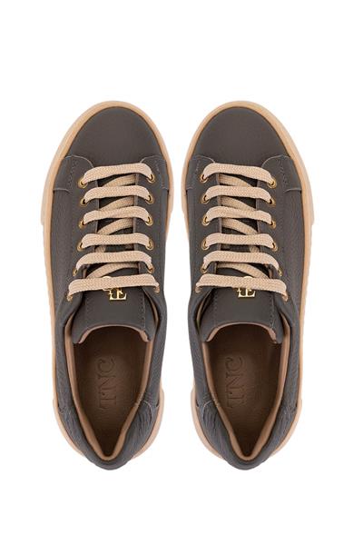Tamer Tanca Kadın Hakiki Deri Koyu Gri Sneakers & Spor Ayakkabı