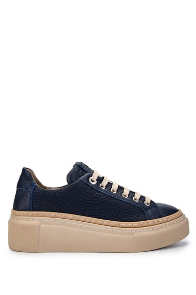 Tamer Tanca Kadın Hakiki Deri Lacivert Sneakers & Spor Ayakkabı
