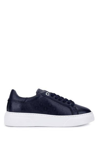Tamer Tanca Kadın Hakiki Deri Lacivert Sneakers & Spor Ayakkabı