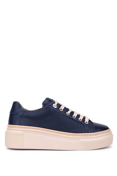 Tamer Tanca Kadın Hakiki Deri Lacivert Sneakers & Spor Ayakkabı