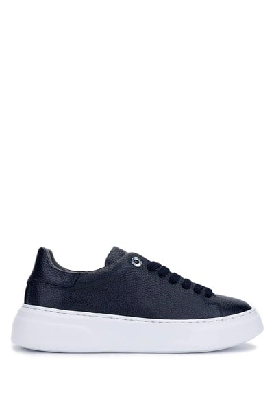 Tamer Tanca Kadın Hakiki Deri Lacivert Sneakers & Spor Ayakkabı