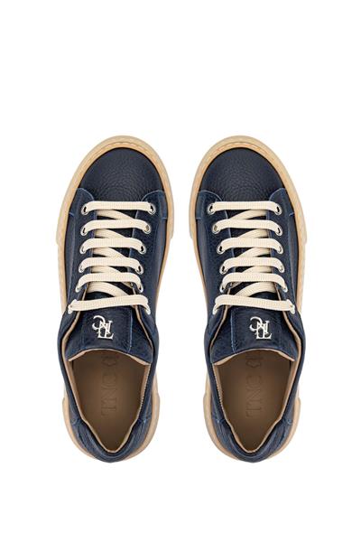 Tamer Tanca Kadın Hakiki Deri Lacivert Sneakers & Spor Ayakkabı