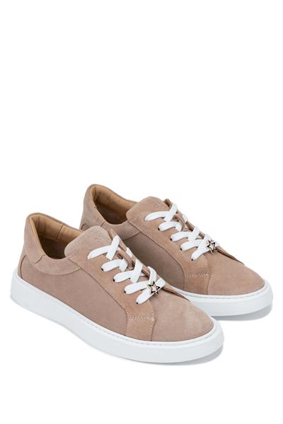 Tamer Tanca Kadın Hakiki Deri Pudra Süet Sneakers & Spor Ayakkabı