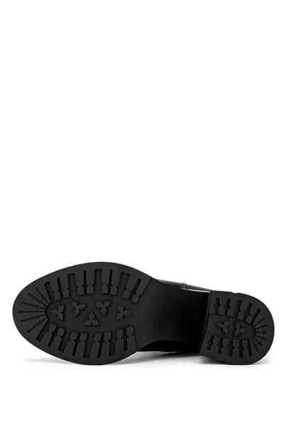 Tamer Tanca Kadın Hakiki Deri Siyah Deri Casual Bot