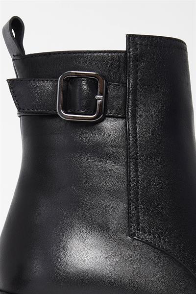 Tamer Tanca Kadın Hakiki Deri Siyah Deri Casual Bot