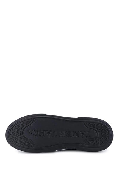 Tamer Tanca Kadın Hakiki Deri Siyah Floter Sneakers & Spor Ayakkabı