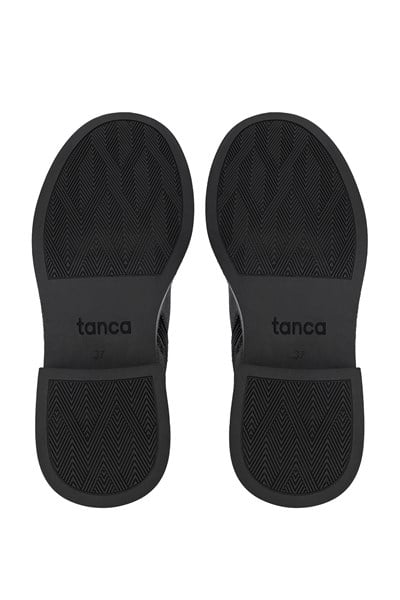 Tamer Tanca Kadın Hakiki Deri Siyah Nubuk Topuklu Bot