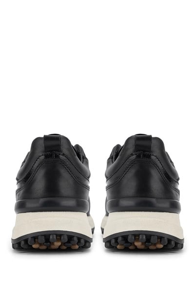 Tamer Tanca Kadın Hakiki Deri Siyah Rugan Sneakers & Spor Ayakkabı