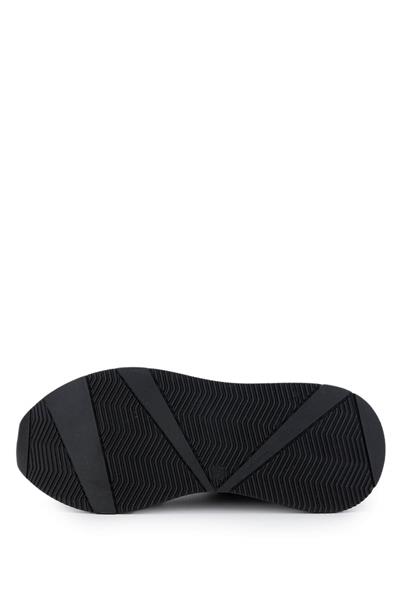 Tamer Tanca Kadın Hakiki Deri Siyah Rugan Sneakers & Spor Ayakkabı