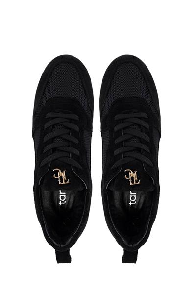 Tamer Tanca Kadın Hakiki Deri Siyah Sneakers & Spor Ayakkabı