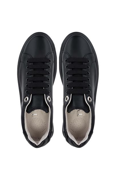 Tamer Tanca Kadın Hakiki Deri Siyah Sneakers & Spor Ayakkabı