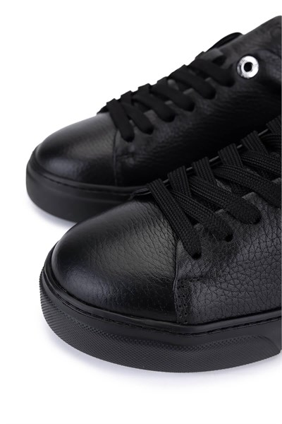 Tamer Tanca Kadın Hakiki Deri Siyah Sneakers & Spor Ayakkabı