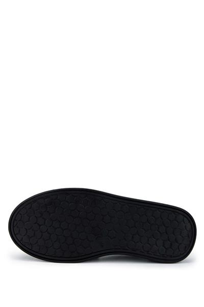 Tamer Tanca Kadın Hakiki Deri Siyah Sneakers & Spor Ayakkabı