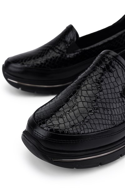 Tamer Tanca Kadın Hakiki Deri Siyah Sneakers & Spor Ayakkabı