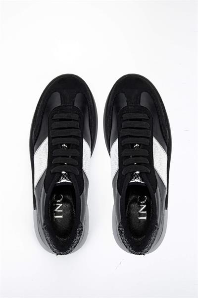 Tamer Tanca Kadın Hakiki Deri Siyah Sneakers & Spor Ayakkabı