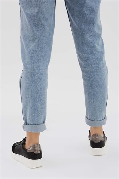 Tamer Tanca Kadın Hakiki Deri Siyah Sneakers & Spor Ayakkabı
