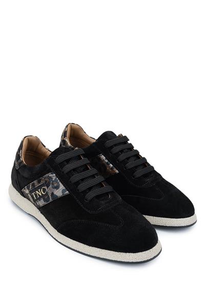 Tamer Tanca Kadın Hakiki Deri Siyah Sneakers & Spor Ayakkabı
