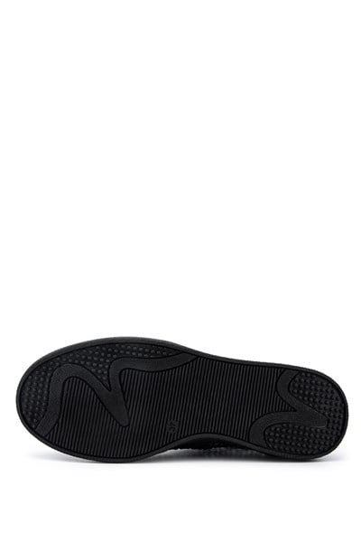 Tamer Tanca Kadın Hakiki Deri Siyah Sneakers & Spor Ayakkabı