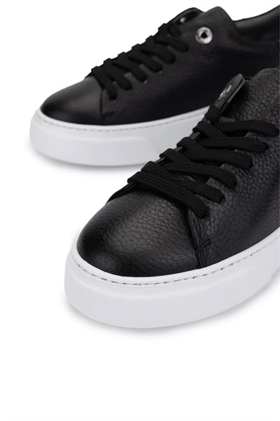 Tamer Tanca Kadın Hakiki Deri Siyah Sneakers & Spor Ayakkabı