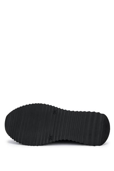 Tamer Tanca Kadın Hakiki Deri Siyah Sneakers & Spor Ayakkabı