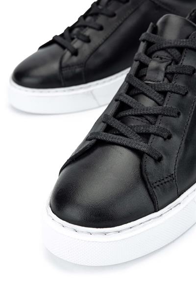 Tamer Tanca Kadın Hakiki Deri Siyah/Beyaz Sneakers & Spor Ayakkabı