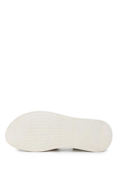 Tamer Tanca Kadın Hakiki Deri Taba Comfort Sandalet