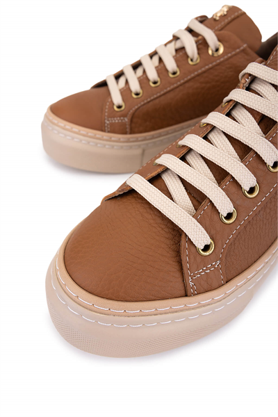 Tamer Tanca Kadın Hakiki Deri Taba Floter Sneakers & Spor Ayakkabı