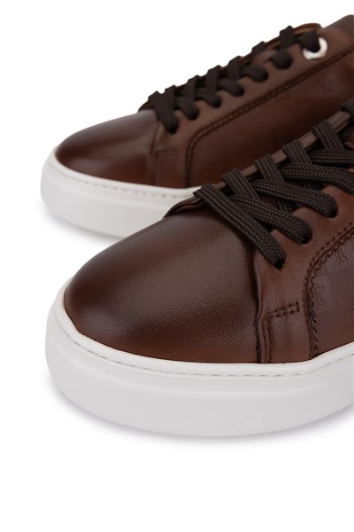 Tamer Tanca Kadın Hakiki Deri Taba Sneakers & Spor Ayakkabı