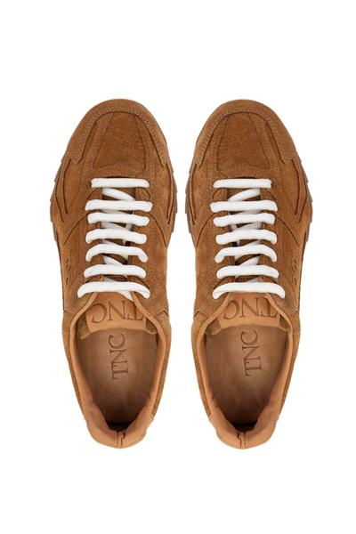 Tamer Tanca Kadın Hakiki Deri Taba Süet Sneakers & Spor Ayakkabı