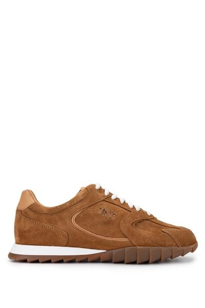 Tamer Tanca Kadın Hakiki Deri Taba Süet Sneakers & Spor Ayakkabı